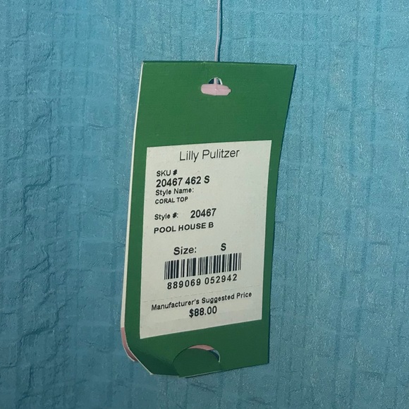 SOLD NWT Lilly Pulitzer Top in Pool House Blue - Picture 8 of 8